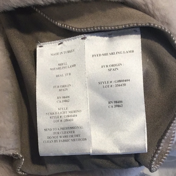 Theory lamb shearling coat - Picture 2 of 3